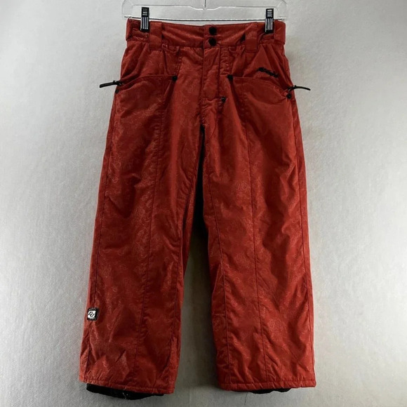 Billabong Other - Billabong Winter Ski Snow Pants Girls Sz M Straight Insulated Waterproof Orange